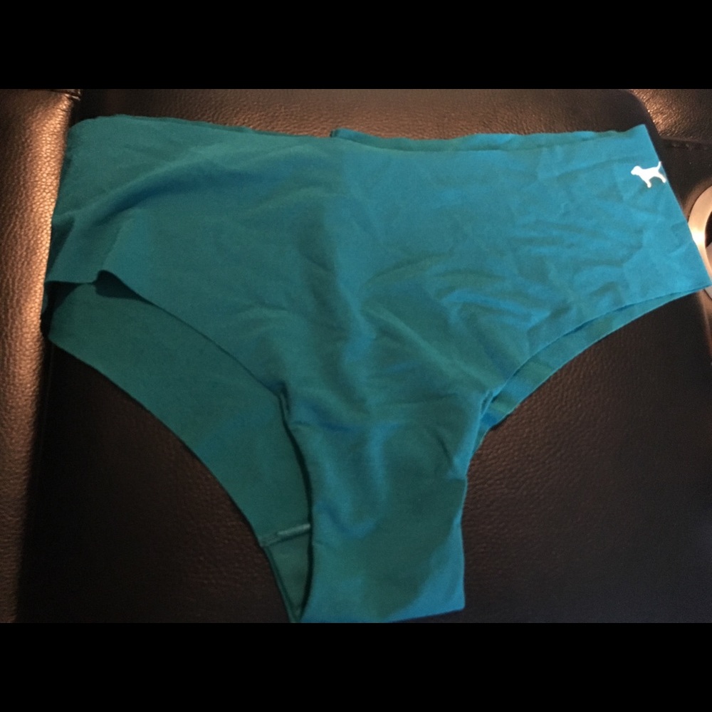 Victoria’s Secret pink teal low rise cheekster